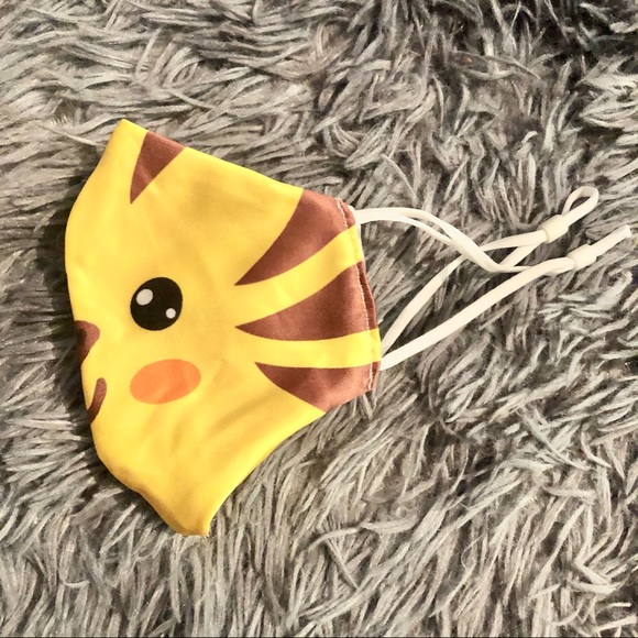 Kids Tiger animal face mask foldable breathable - Picture 5 of 7